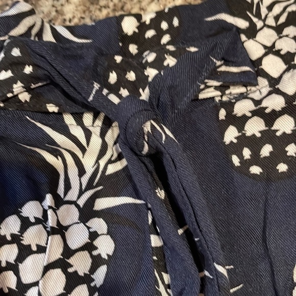Maurices Pineapple High Rise Paper Bag Shorts - Picture 3 of 6